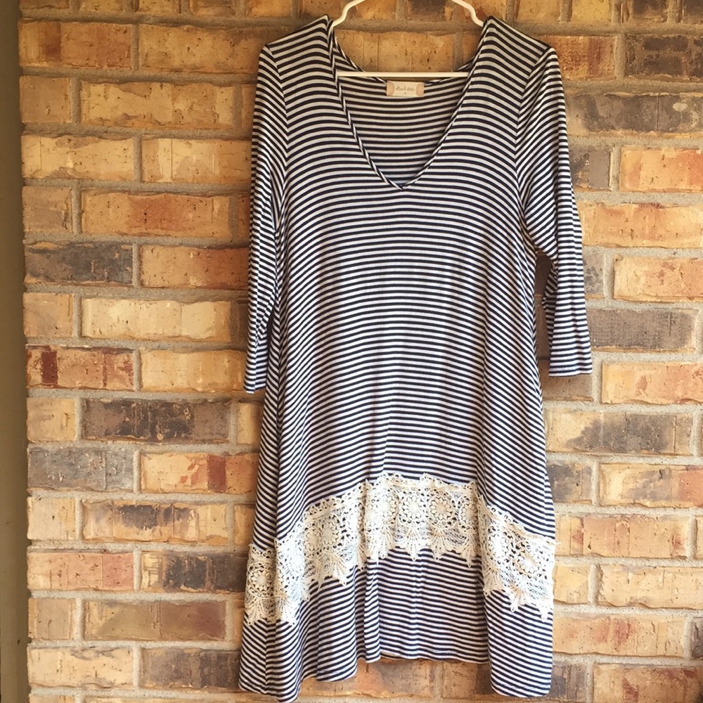 Alter’d State Navy Striped Dress